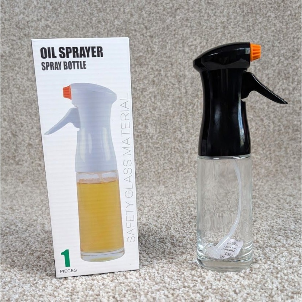 Glass Oil Sprayer Bottle Kitchen Cooking Baking Grilling Salad BBQ